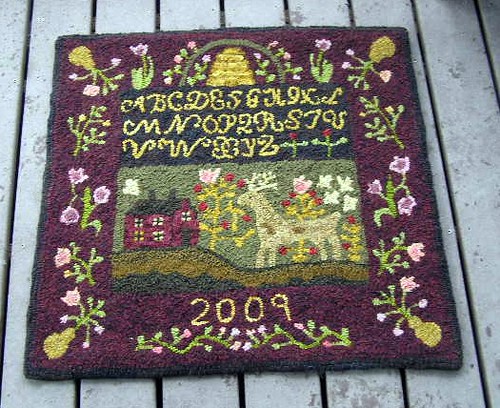 Susan's sampler rug (2)