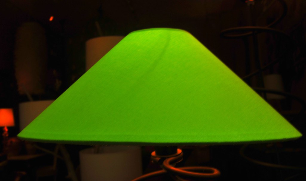 GREEN LAMP SHADE