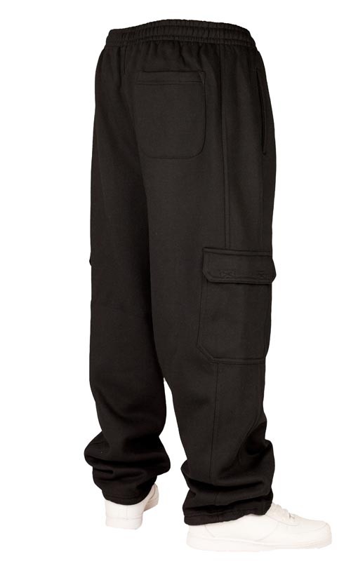 Urban Classics Cargo Sweat Pants (black)-large | Yanyx