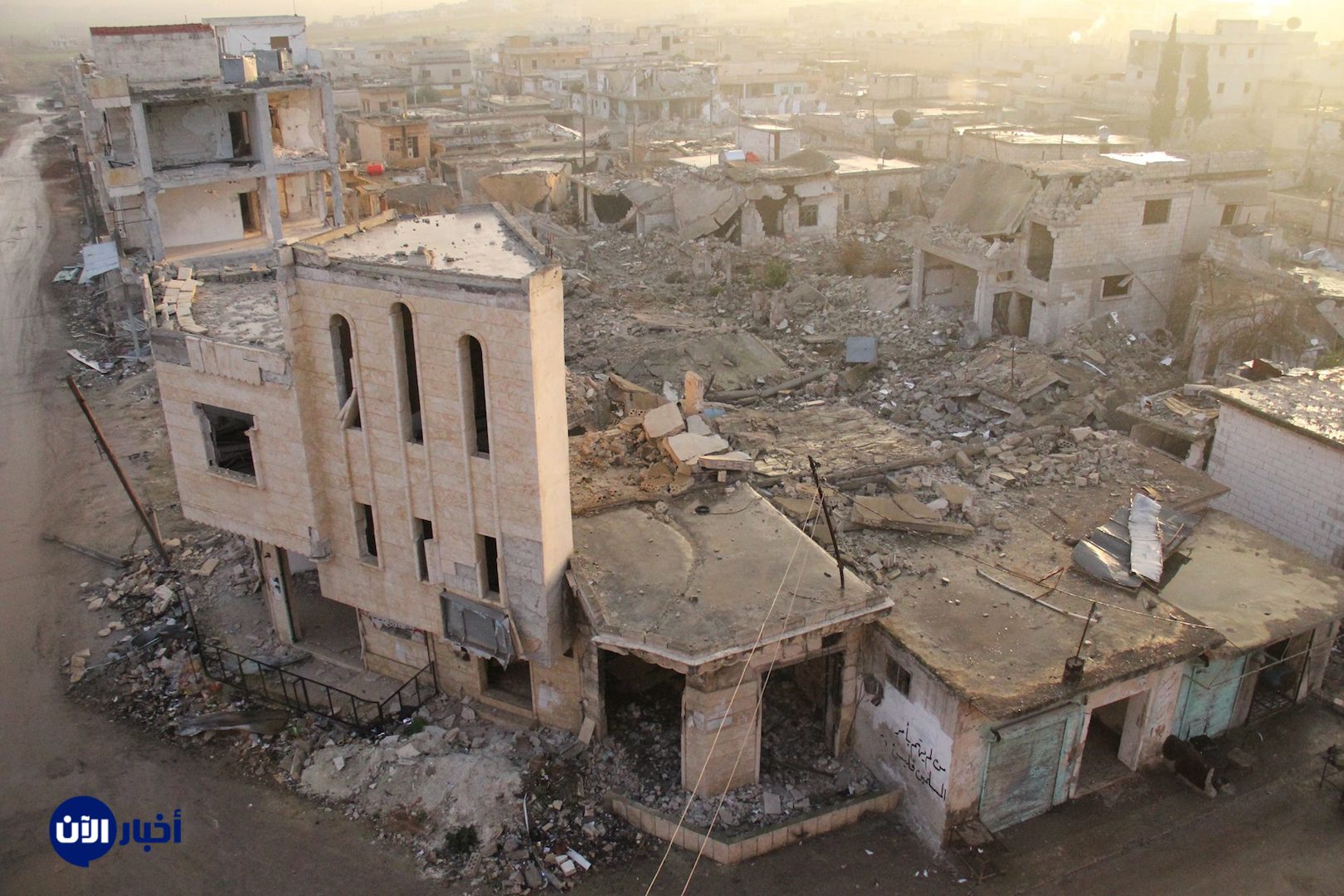 حصري:صور من تفتناز وآثار قصف طائرات النظام