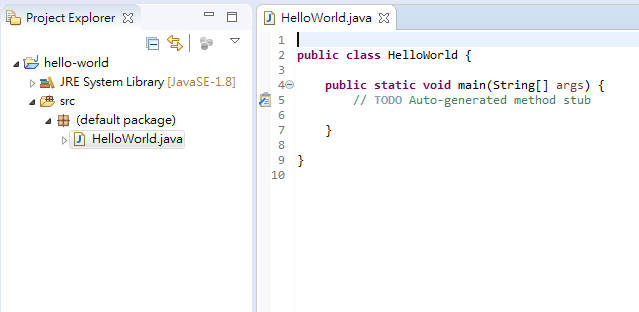 菜鳥工程師 肉豬: 在Eclipse撰寫你的第一支Java Hello World教學