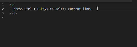 菜鳥工程師肉豬: Visual Studio Code select current line shortcut key
