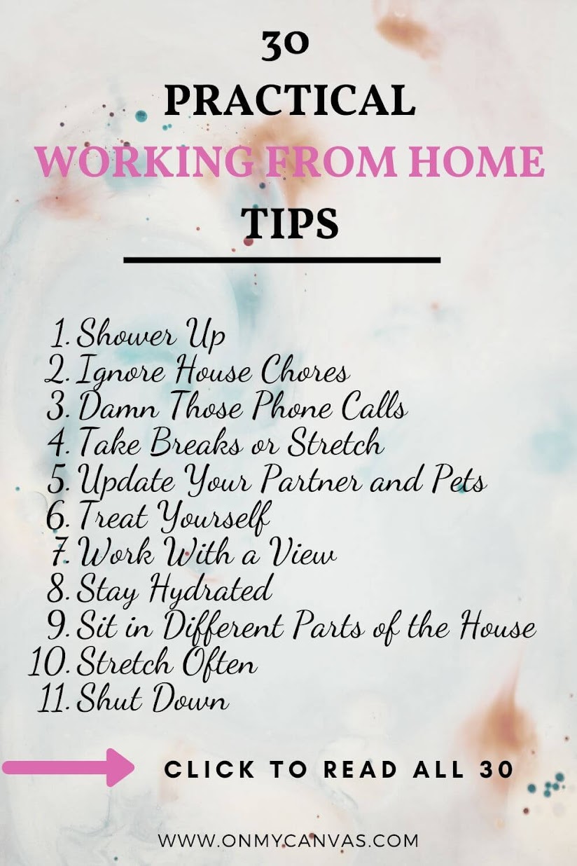 My best 30 Working From Home Tips collected over from a 3-year work from home experience. Work from home tips | work from home schedule | tips on working from home | tips for work from home | work at home tips | tips for working from home | work from home office | how to work from home efficiently | #workfromhome #workingfromhome #workfromhometips #workfromhome2020 #careergoals #successful | personal development | Career tips | Life Hacks | Positive Mindset | How to Work Better