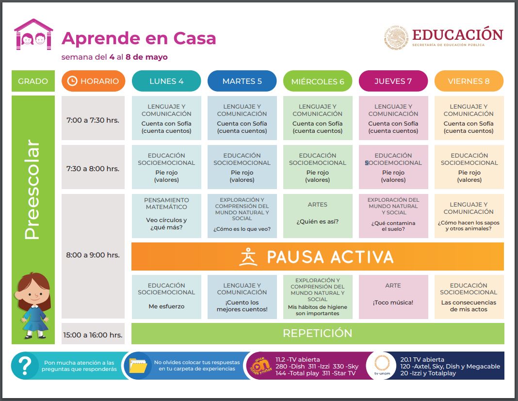 #AprendeEnCasa - 7 de mayo - Preescolar