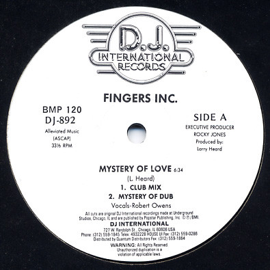 'Mystery of love' Fingers Inc.