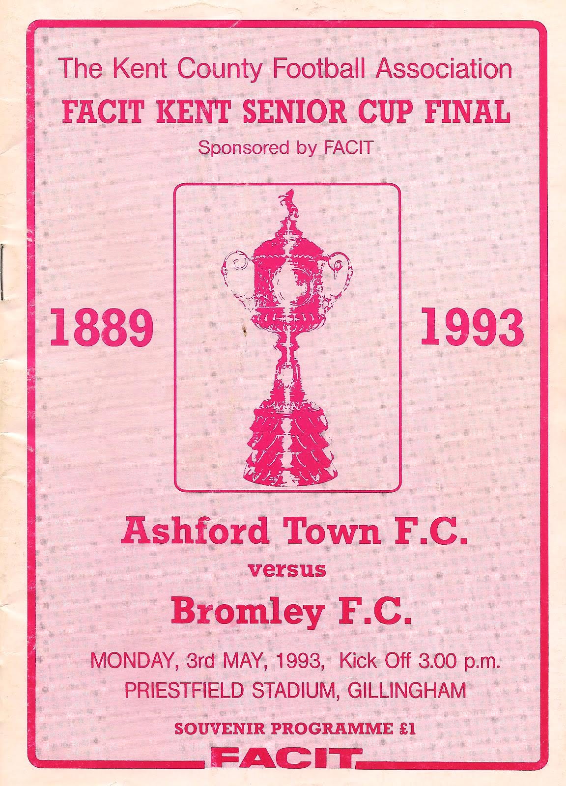 1993 KSC Final Programme