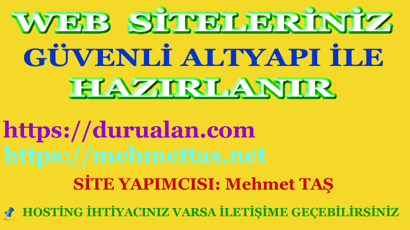 Alan adı istek formuna ulaşmak için tıklayın!