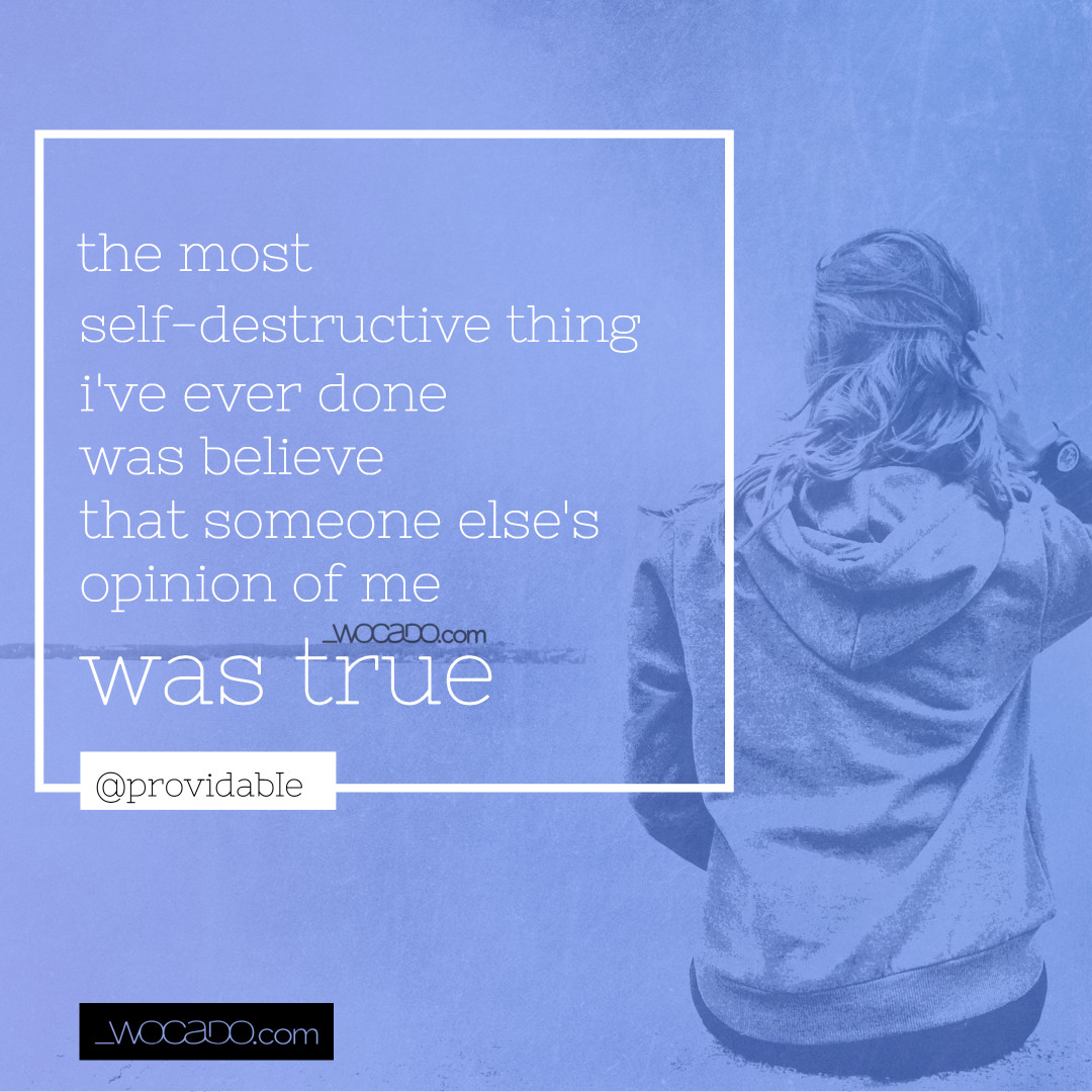 The Most Self-Destructive Thing