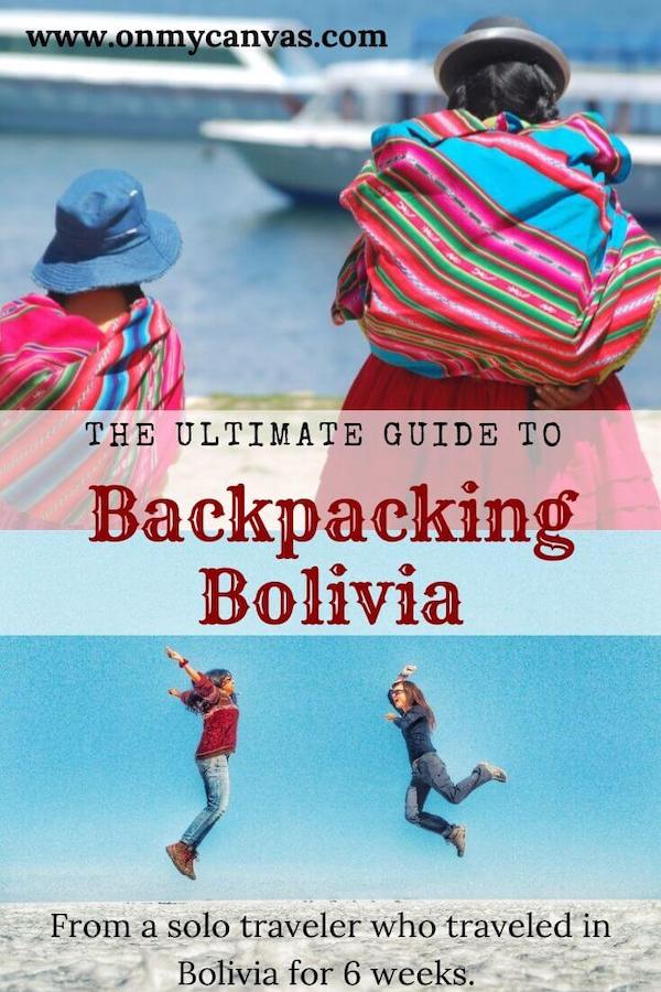 pinterest image for traveling in bolivia guide