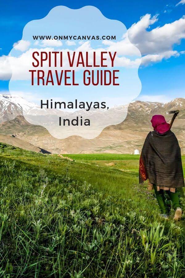 pinterest image for spiti valley travel tips