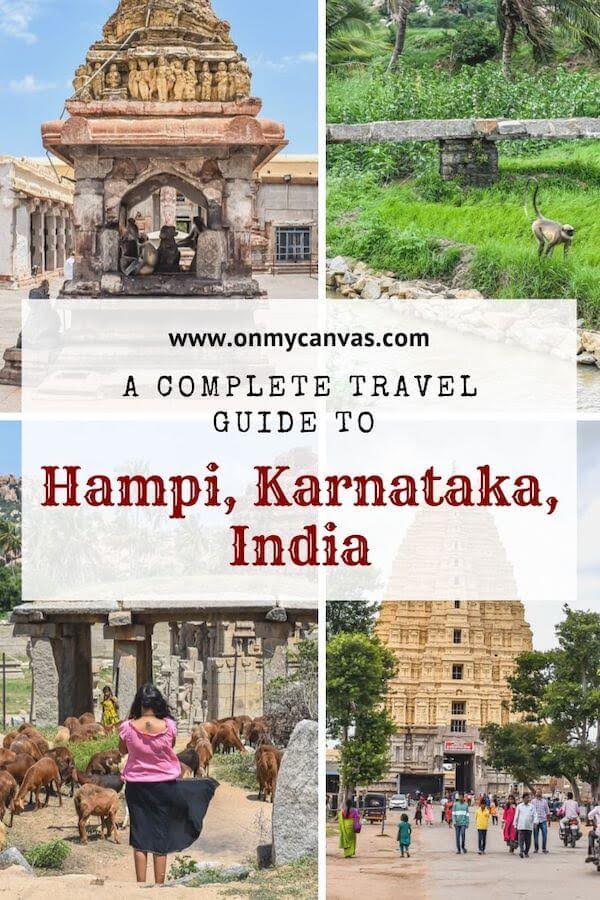 things to see in hampi pinterest image