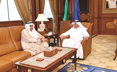 الجراح استقبل السفير الفايز: العلاقات الكويتية - السعودية وثيقة ومتميزة