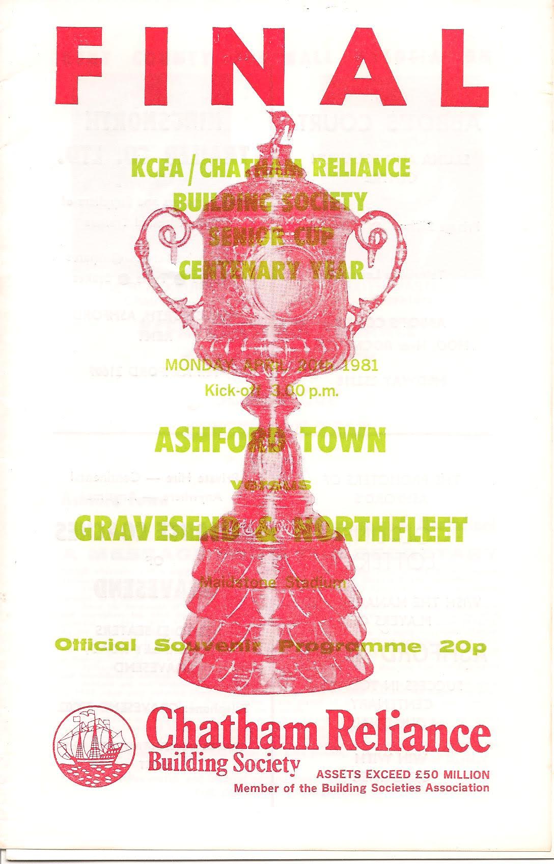 1981 KSC Final Programme