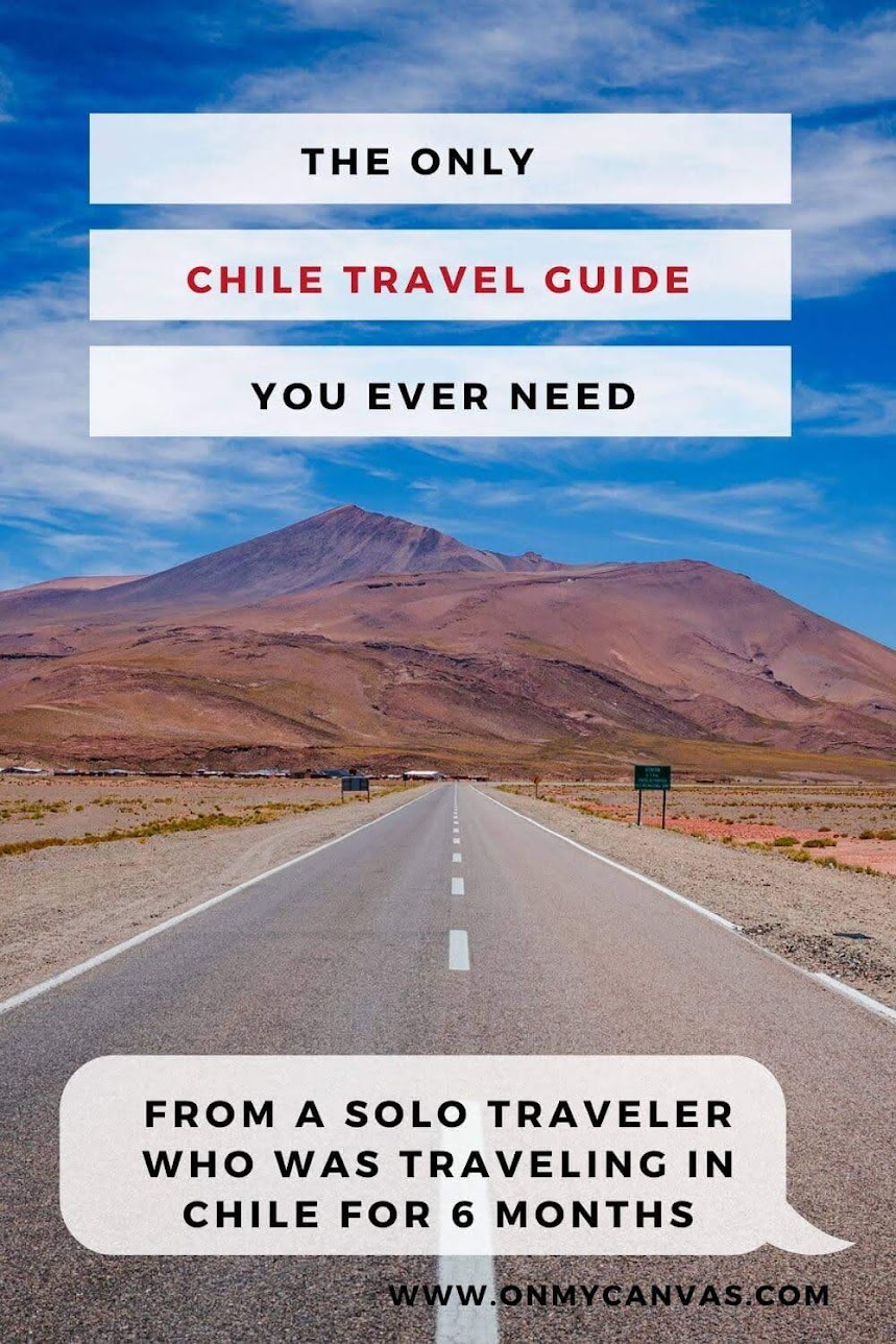 This Chile travel guide has all the information you need for traveling in Chile. Chile history | Travel Chile | Travel in Chile South America | Visit Chile | Chile Trip | Backpacking Chile | Travel Guide Chile | Best things to do in Chile | Places to see in Chile | Food in Chile | Hiking in Chile | Chile Travel Tips | Solo female traveler | Adventure in Chile | Bucketlist destinations | safety in Chile | Teach English #chile #southamerica #visitchile #travelchile #explorechile #discoverchile