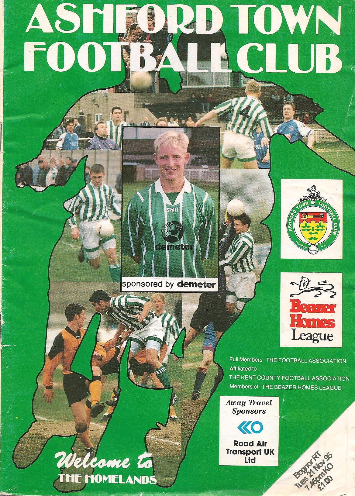1995/96 Bognor Ashford Programme