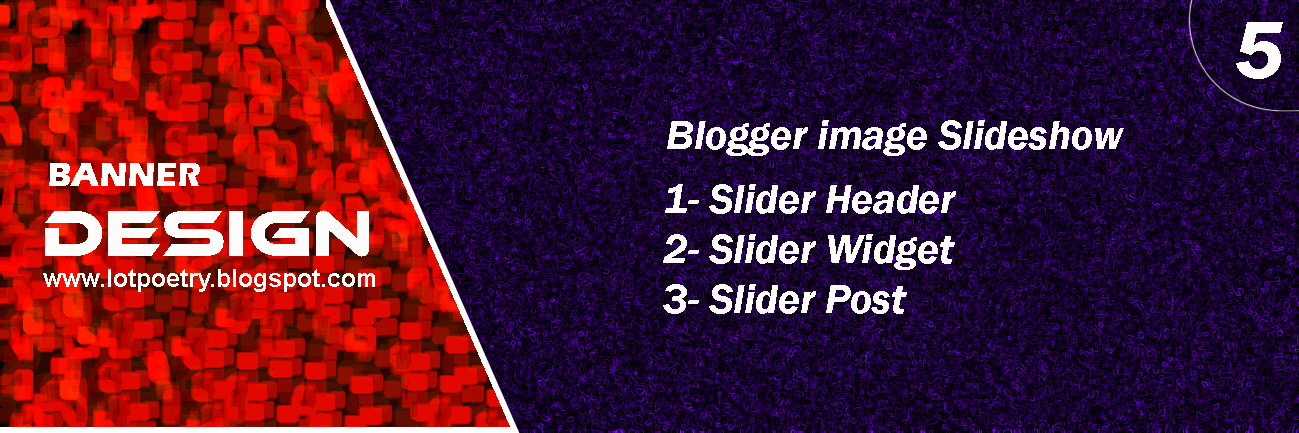 How to install photo slider in blogger
