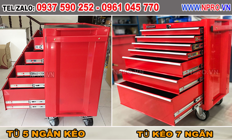 Xe đẩy dụng cụ đồ nghề 3 ngăn 3 tầng giá rẻ chất lượng tốt 3HeXjot