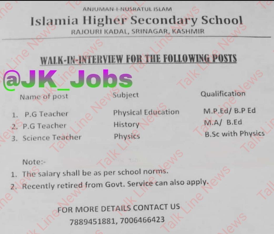 J&K Jobs
