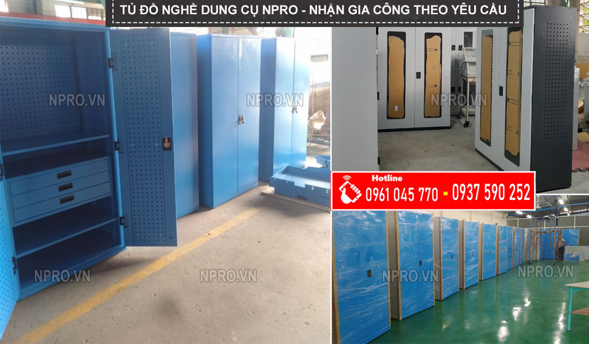 Tủ đựng đồ nghề 2 cánh, tủ chứa dụng cụ 2 cánh, tủ vật tư công nghiệp 2 cánh