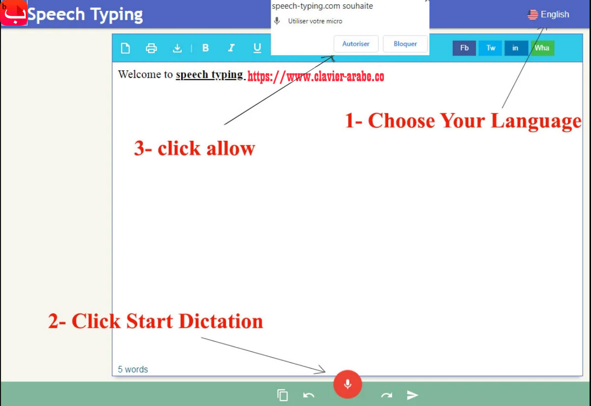 speech typing