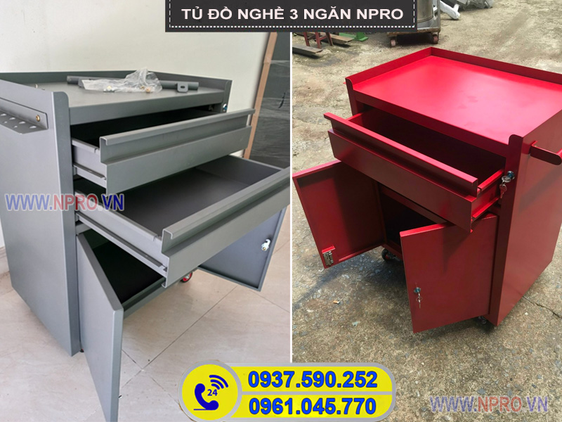 tủ đựng đồ nghề 3 ngăn giá rẻ chất lượng