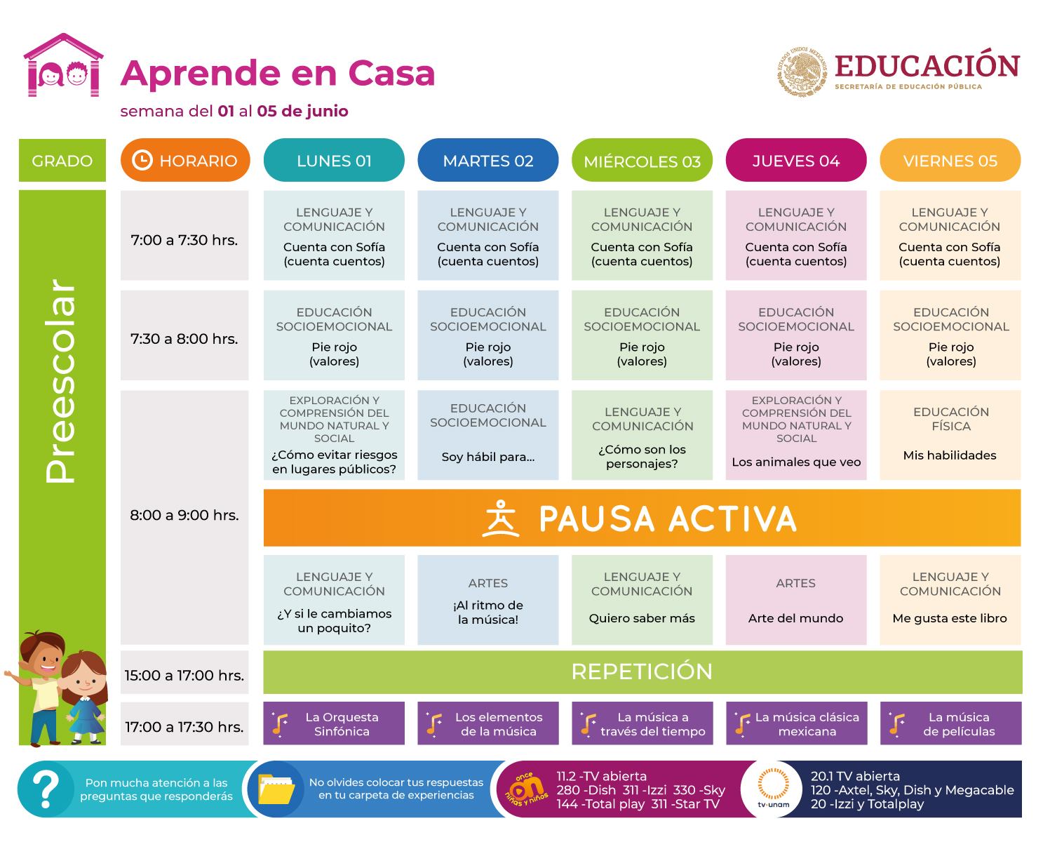 #AprendeEnCasa - 2 de junio - Preescolar
