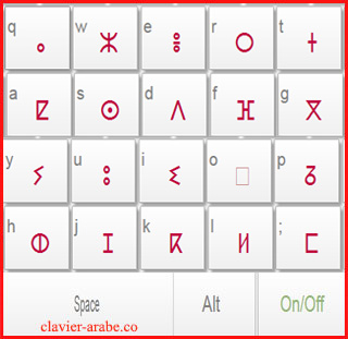 لوحة المفاتيح الأمازيغية 
