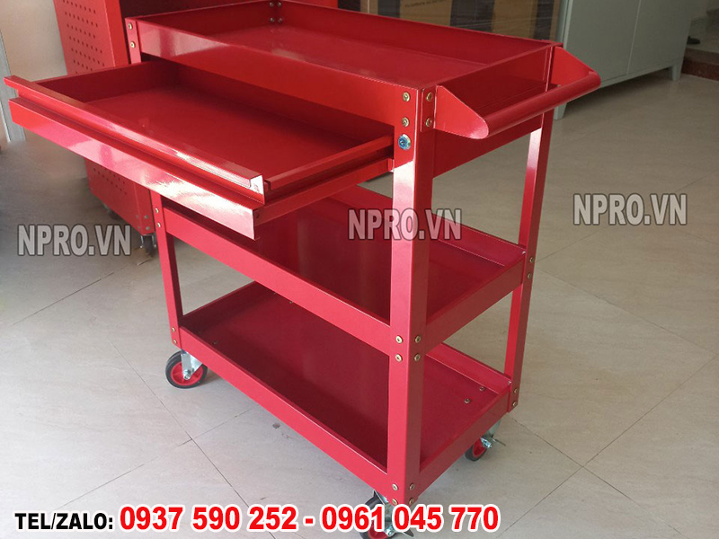 xe đẩy dụng cụ đồ nghề 4 ngăn