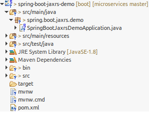 Developing JAX RS Services using Spring Boot Microservices Tutorials