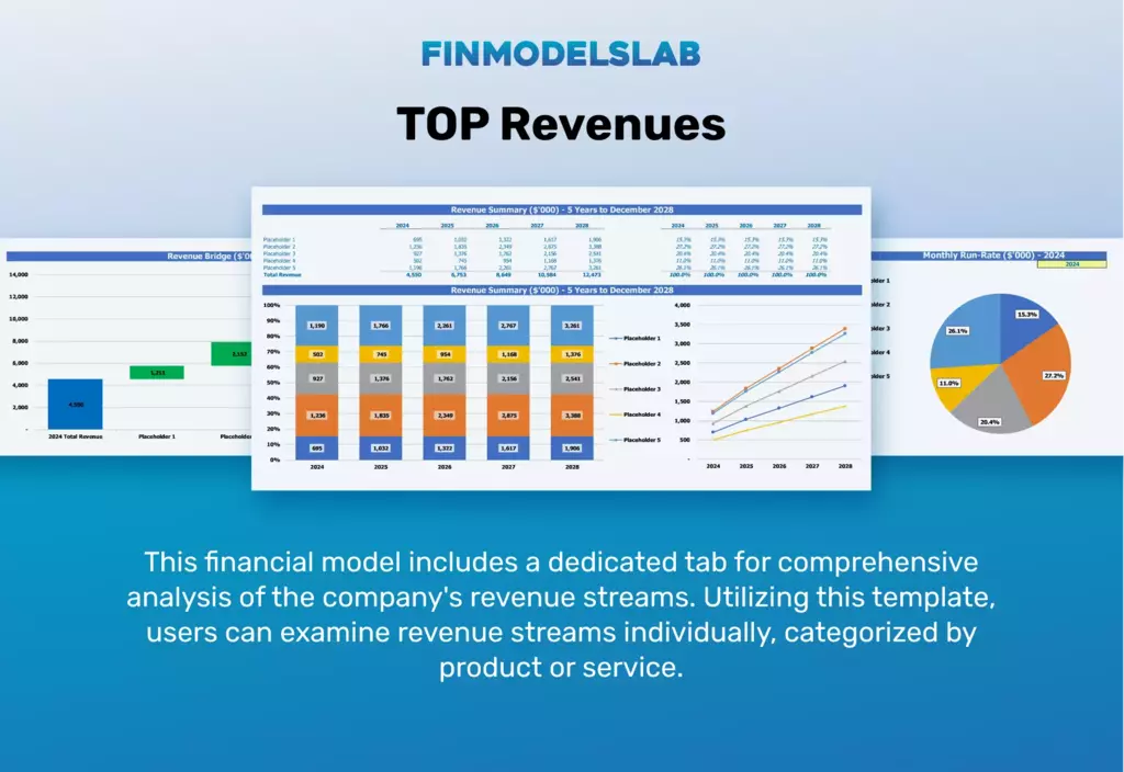 After-Hours Delivery Service financial model Top Revenue