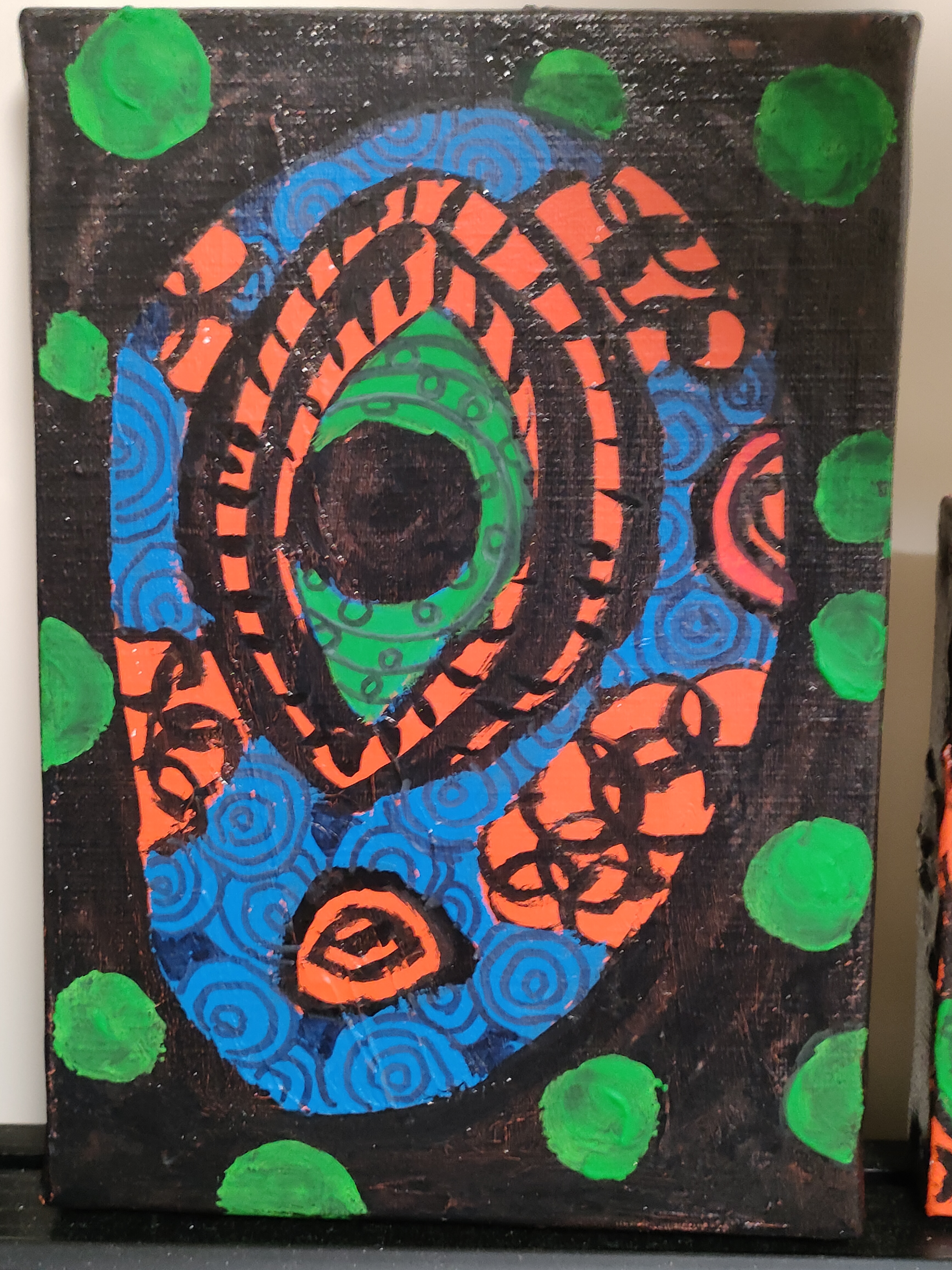 4 [SOU] Masks 2022 - Ito, Yoko's art works [���� ��] 4�� - �ɓ��m�q�̔��p  (thumbhole) [�悹�Ă͕Ԃ�] (coming and going )