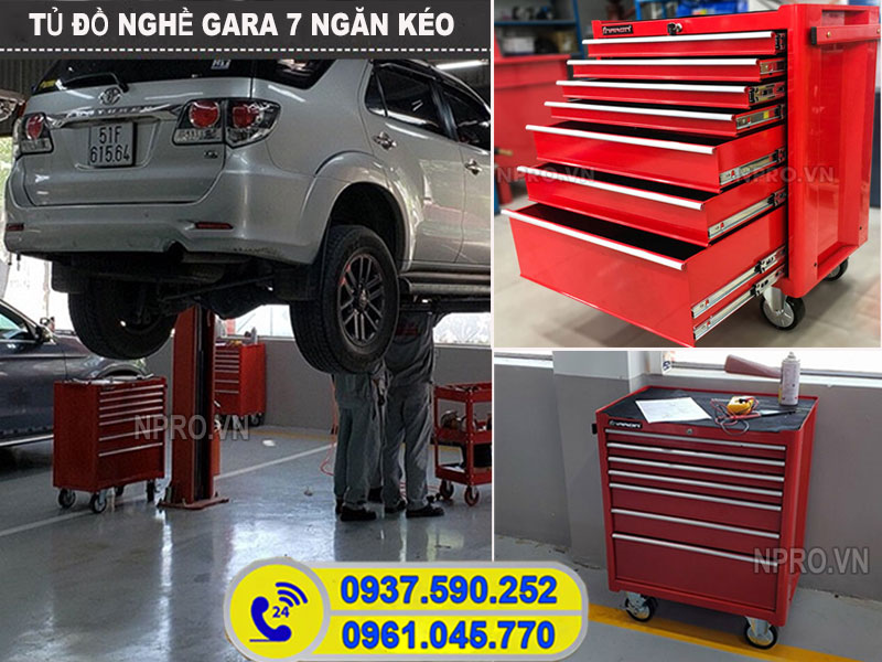 tủ đồ nghề 7 ngăn, tủ đồ nghề, tủ đồ nghề sửa chữa