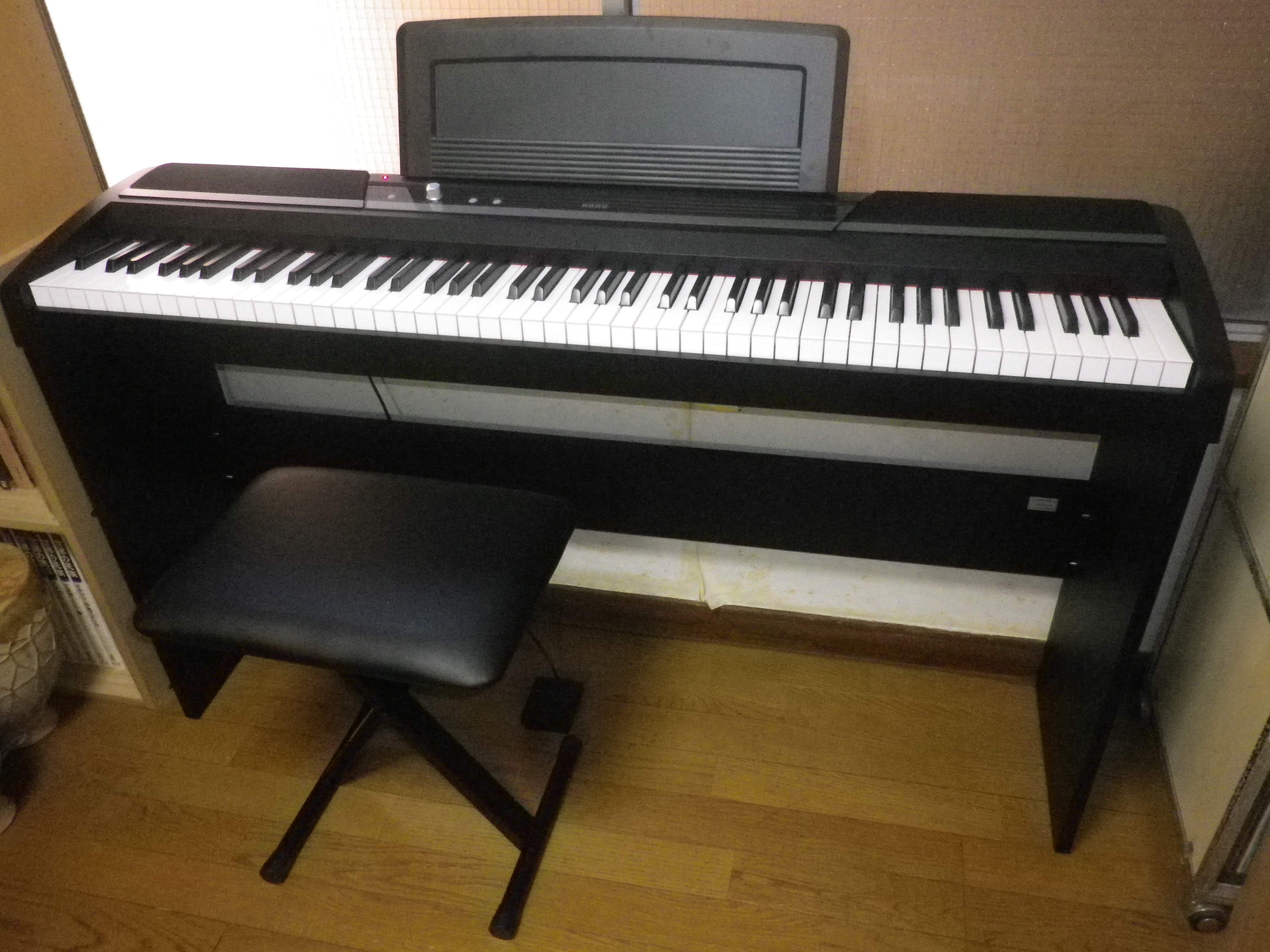 ���ɐ�����B�䂪�Ƃ̓d�C�s�A�m�BSP-170S (KORG)�B(2014/10/22)