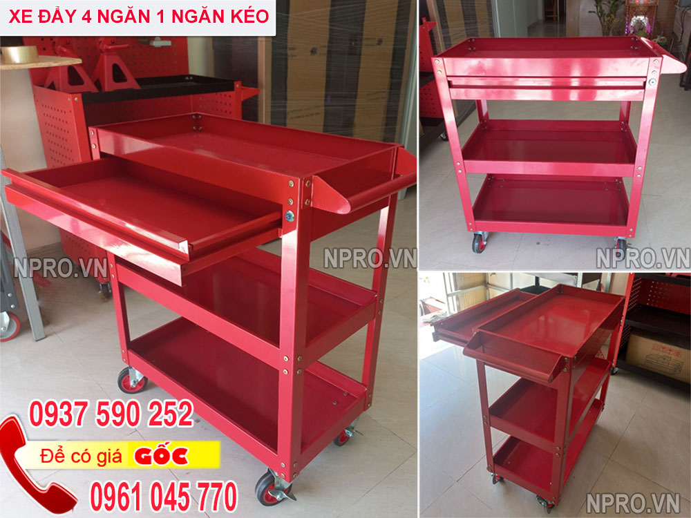 xe đẩy dụng cụ 3 ngăn giá rẻ chất lượng