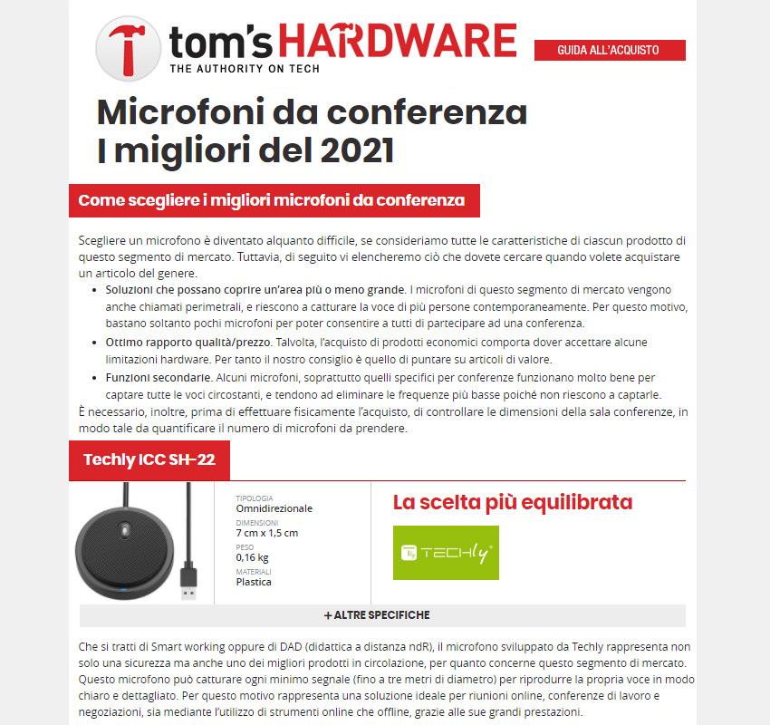 SoundTech Microfono Da Conferenza USB CM-1000: Omnidirezionale, Plug-and-play, Pickup A 360° Per Meeting Cristallini