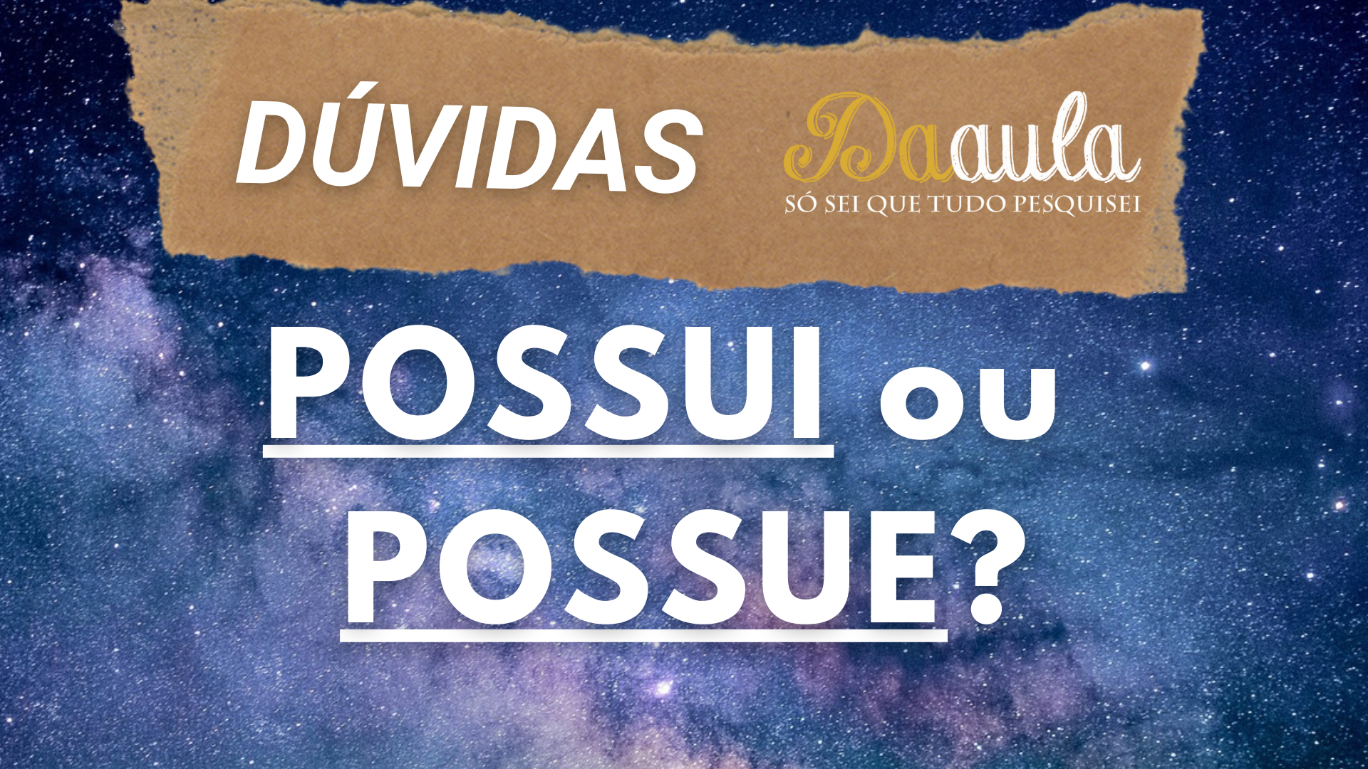 Possui ou Possue: Devemos escrever com I ou E? – Como se Escreve