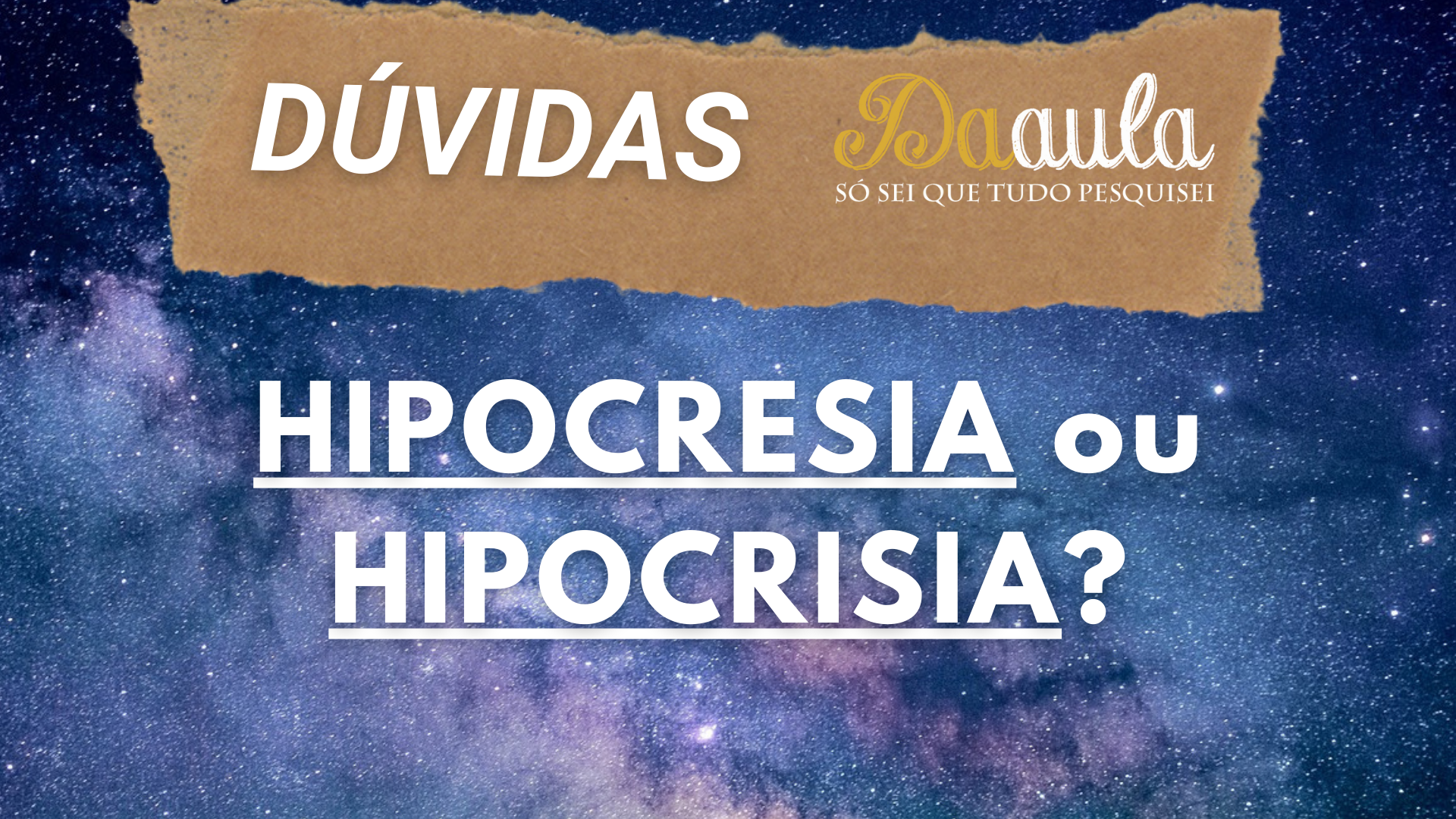 Hipocrisia ou Hipocresia: Qual a Forma Correta?