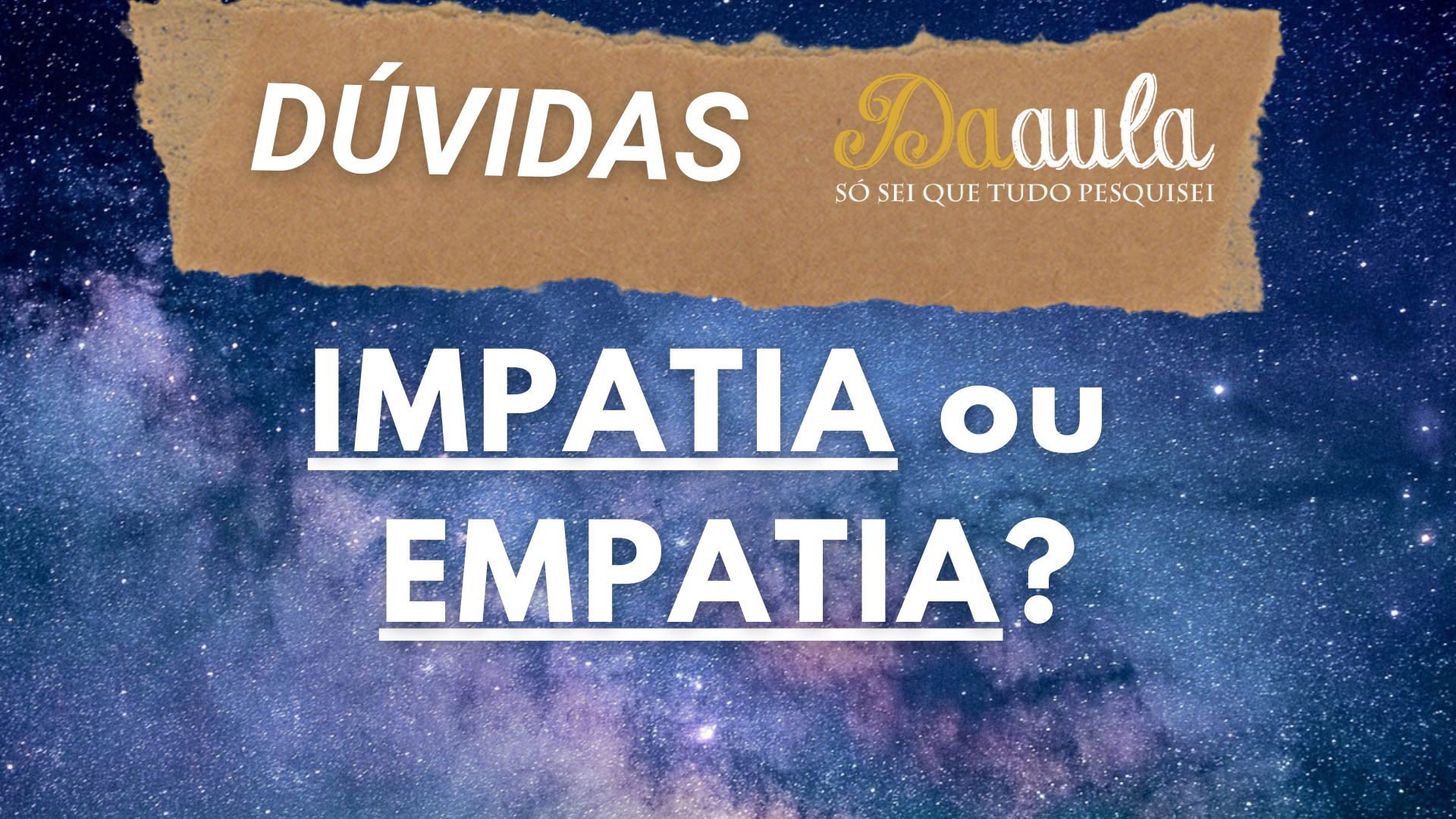 Qual a Forma Correta: Impatia ou Empatia?